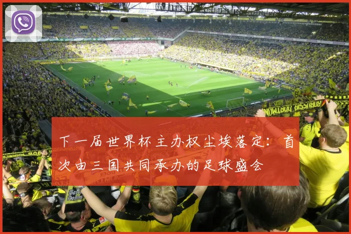 下一届世界杯主办权尘埃落定：首次由三国共同承办的足球盛会