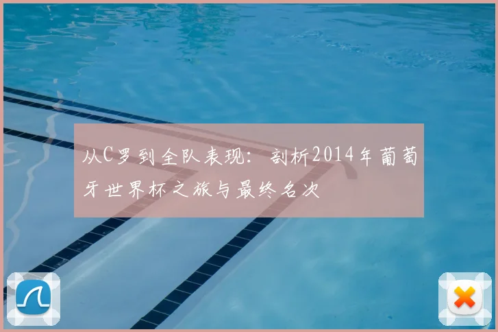 从C罗到全队表现：剖析2014年葡萄牙世界杯之旅与最终名次