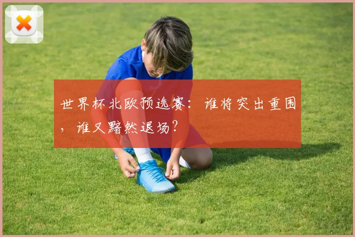 世界杯北欧预选赛：谁将突出重围，谁又黯然退场？