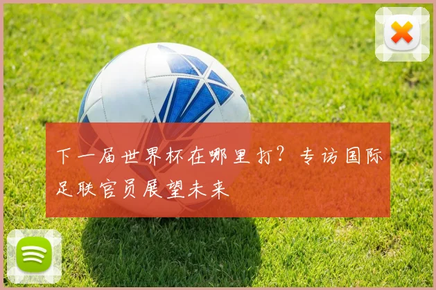 下一届世界杯在哪里打?专访国际足联官员展望未来